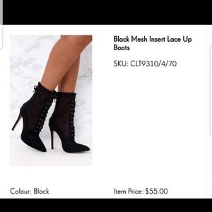 Black ankle boots